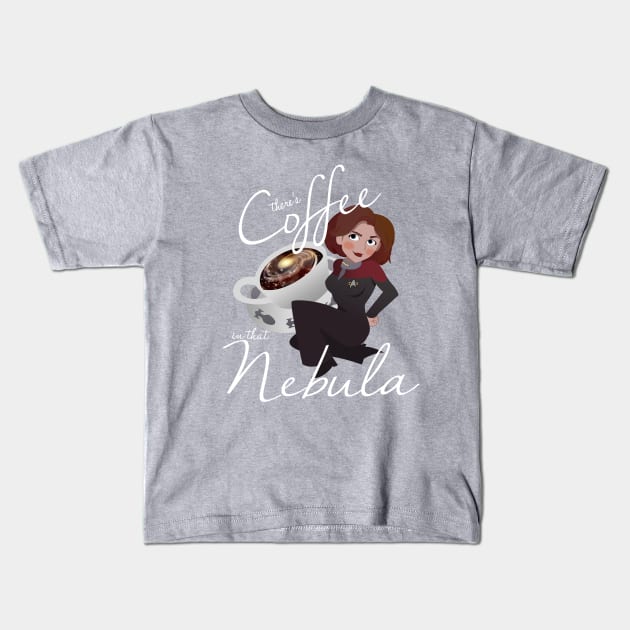 There's Coffee in that Nebula Kids T-Shirt by KStockingLopez